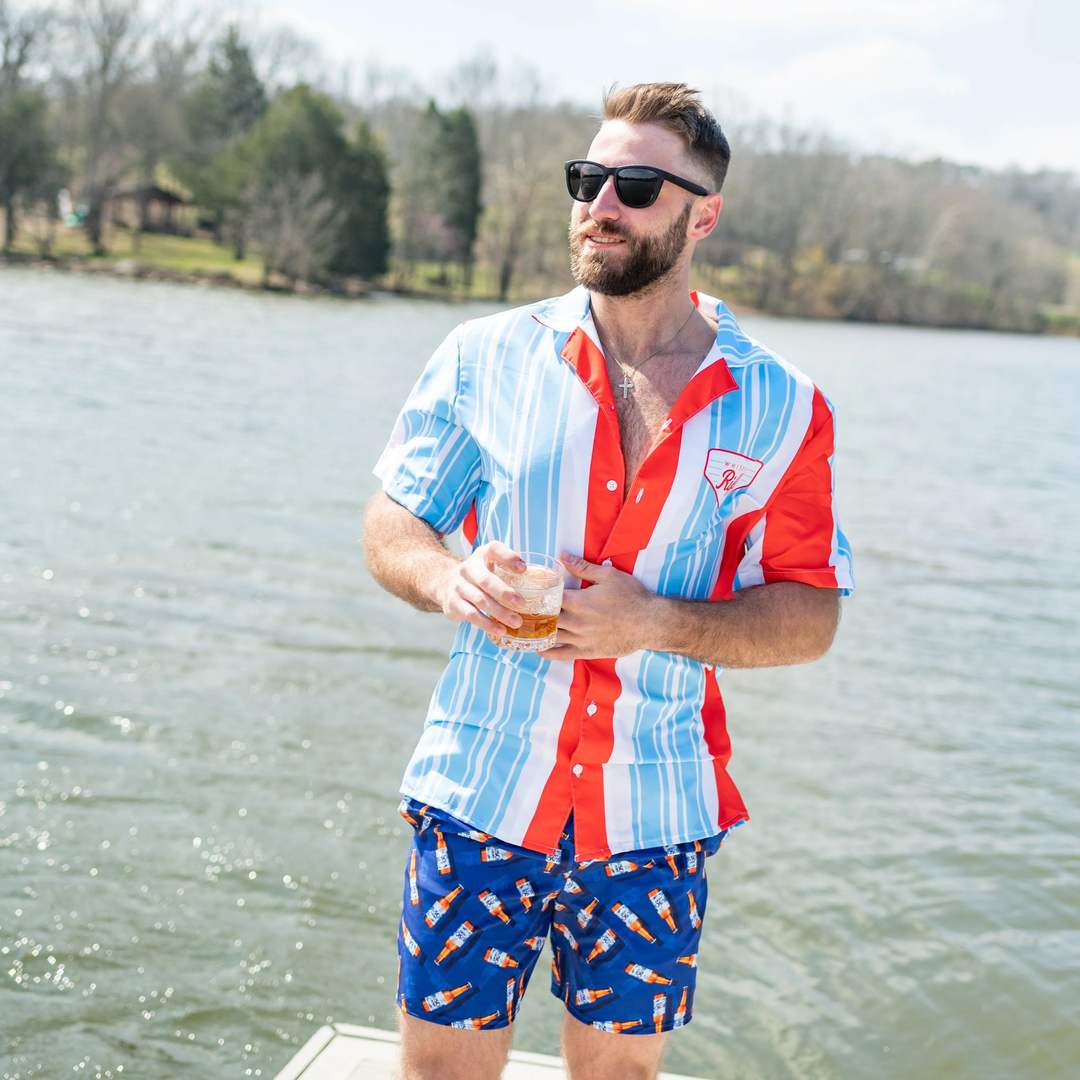 The Whiskey Riff Bowling Shirt