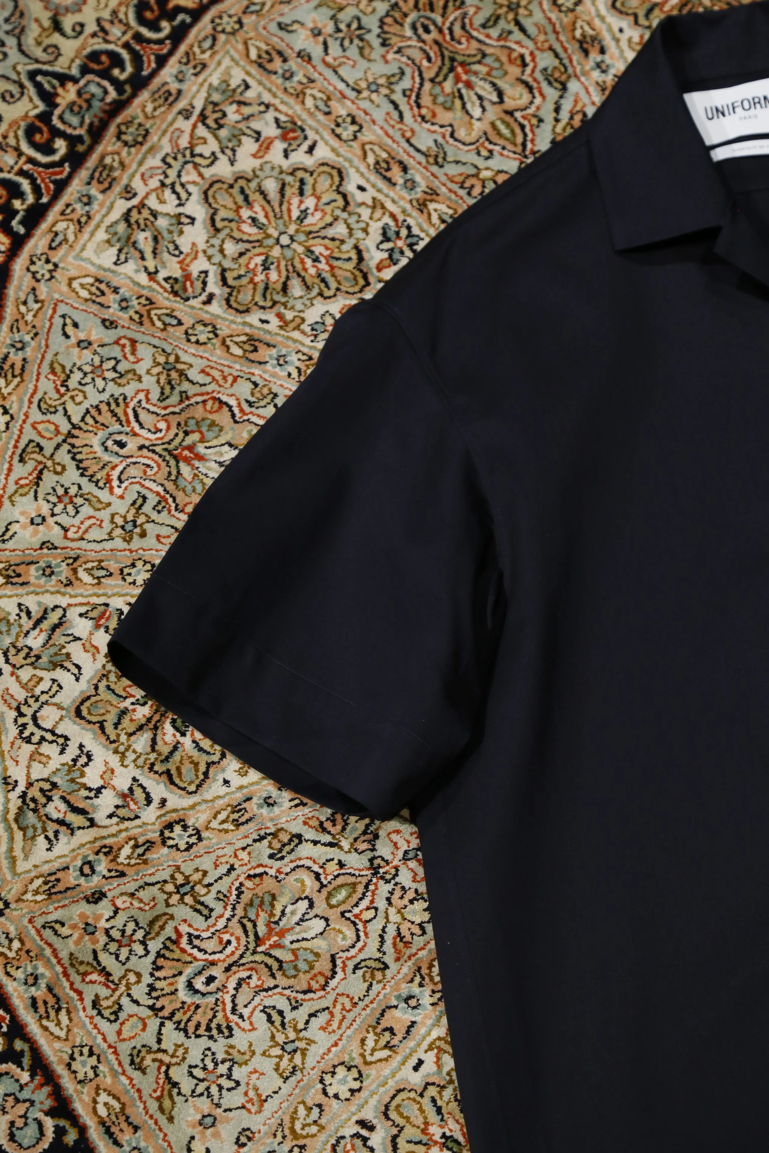UNIFORME BOXY BOWLING SHIRT (NAVY)