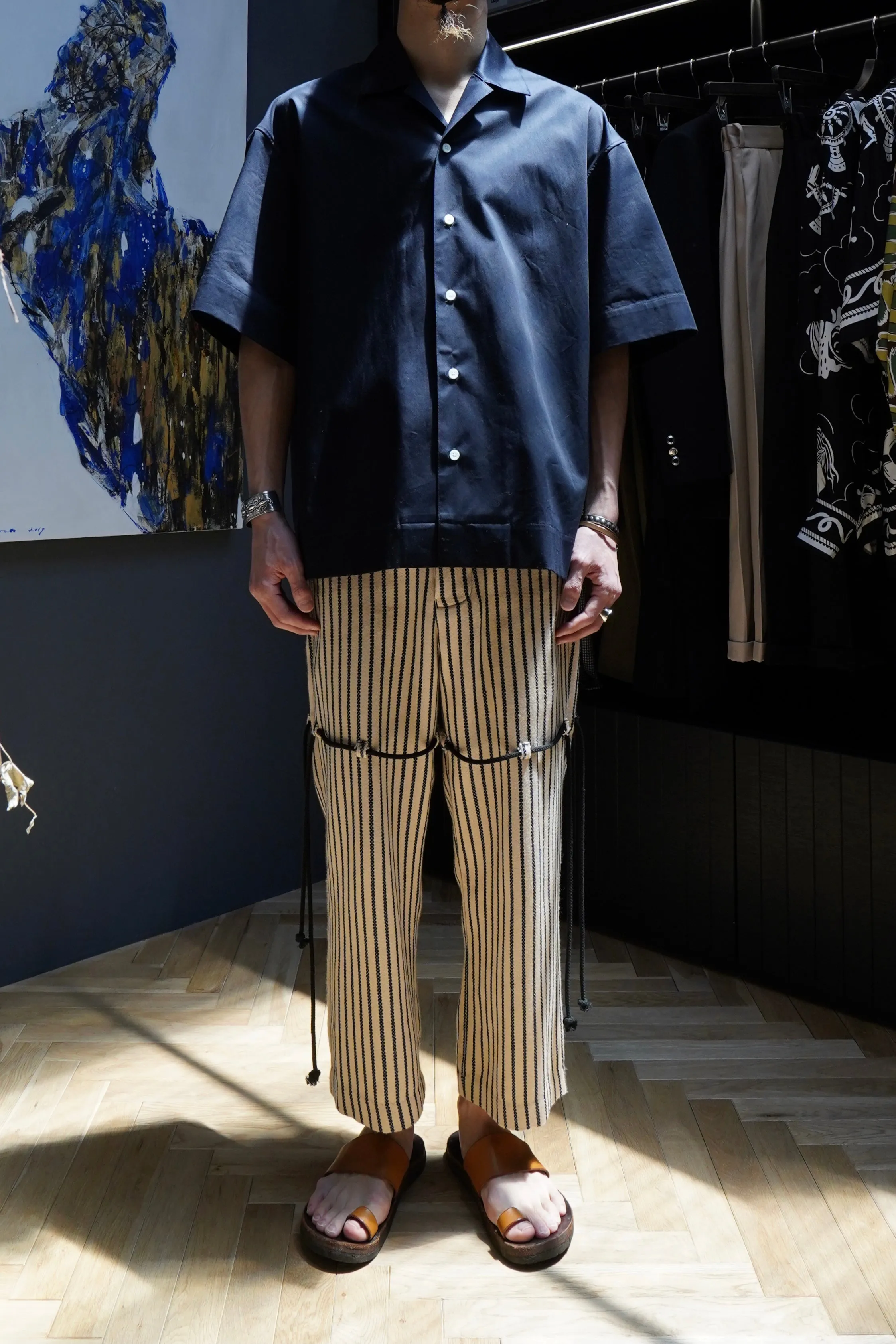 UNIFORME BOXY BOWLING SHIRT (NAVY)