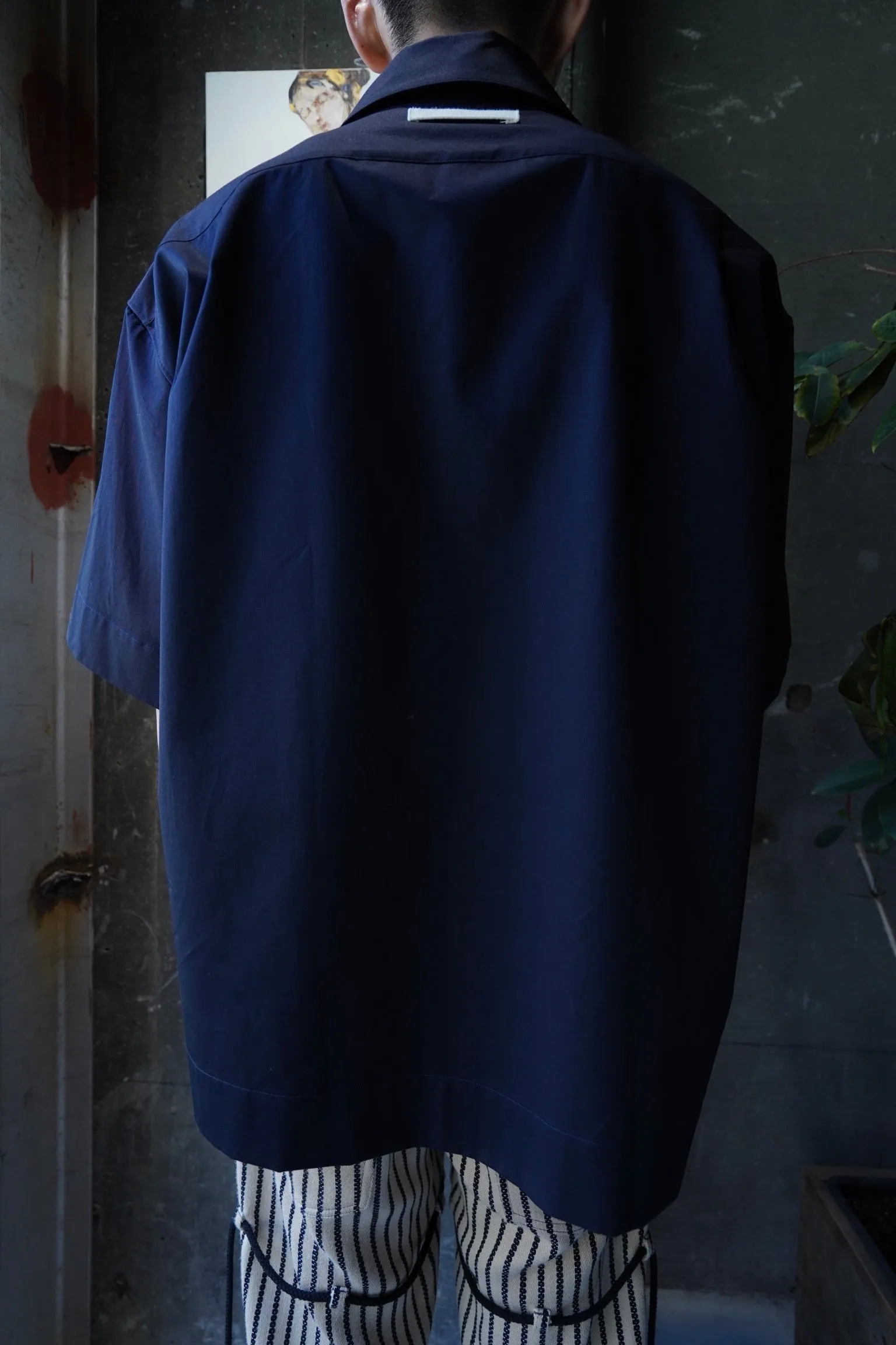 UNIFORME BOXY BOWLING SHIRT (NAVY)