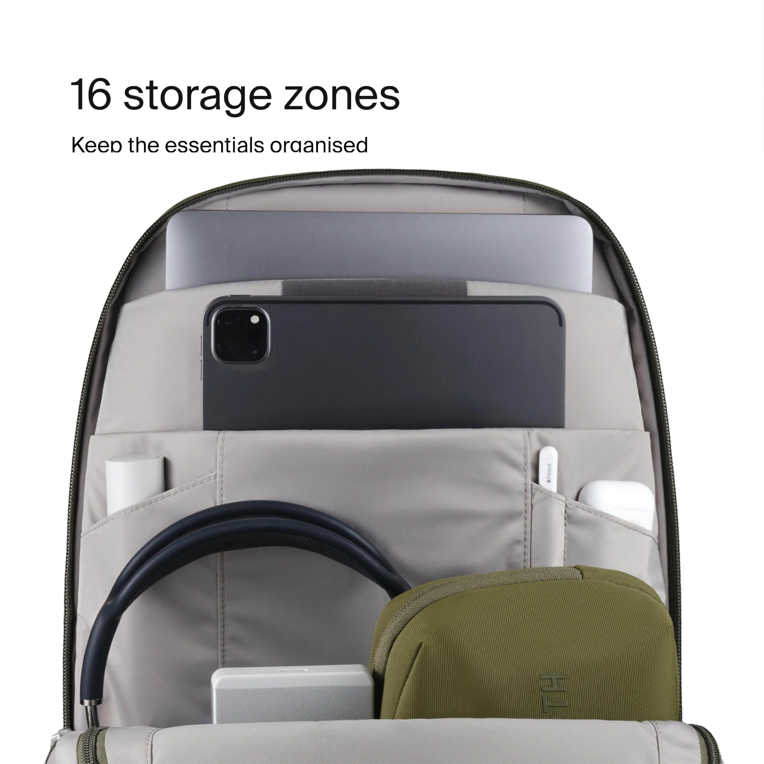 Urth Arkose 20L Backpack   Camera Insert (Green)